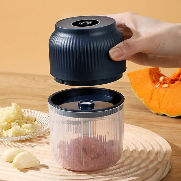 300ML Cordless Electric Garlic Chopper & Grinder – Multifunctional & Portable