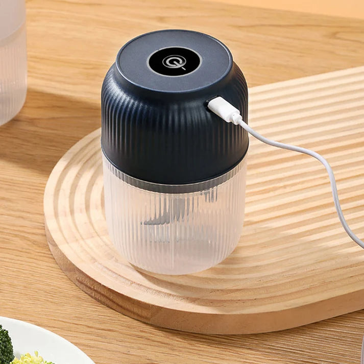 300ML Cordless Electric Garlic Chopper & Grinder – Multifunctional & Portable