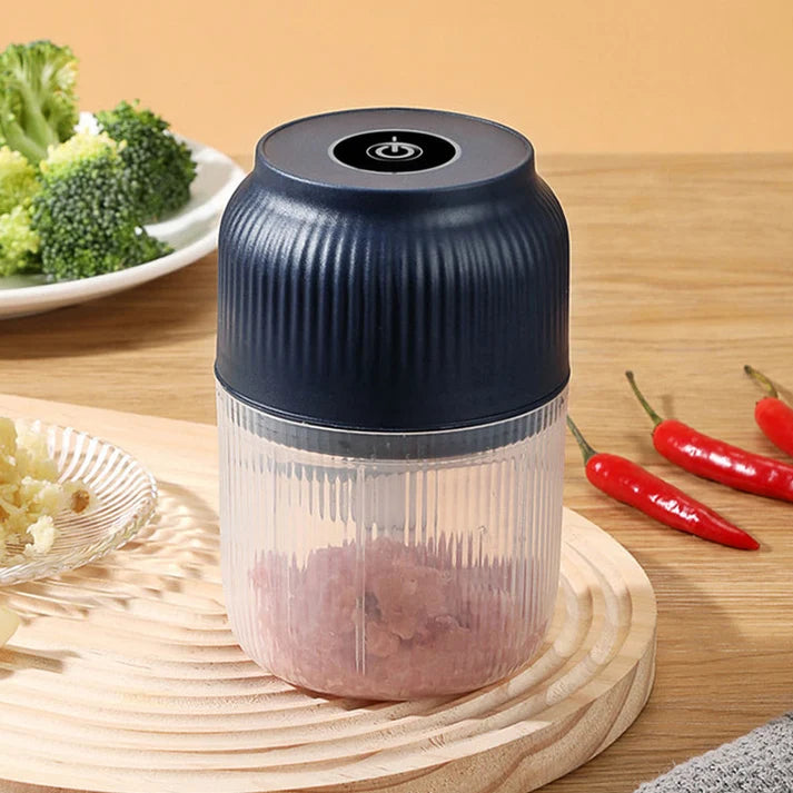 300ML Cordless Electric Garlic Chopper & Grinder – Multifunctional & Portable